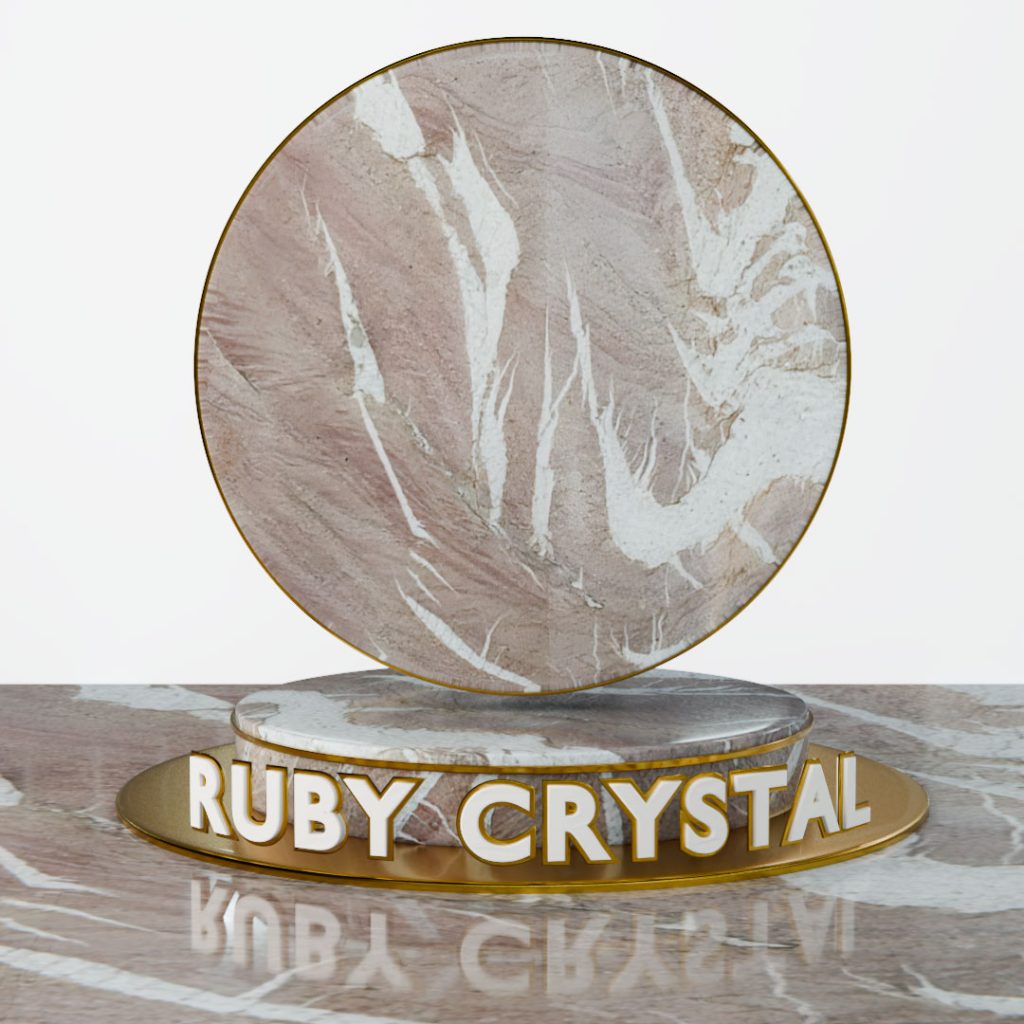 Ruby Crystal - Quartzite